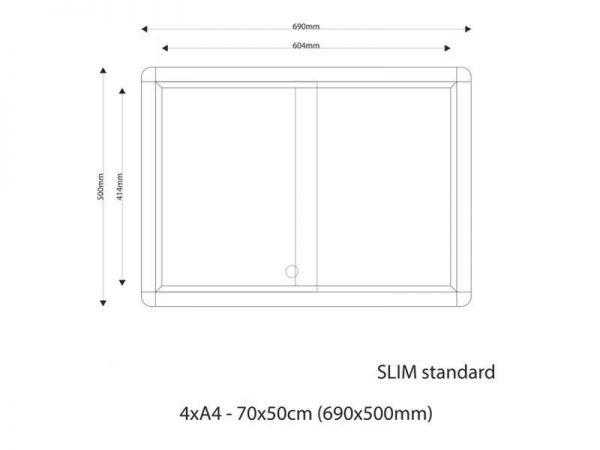 Informaatiotaulu gb-3 slim liukuva