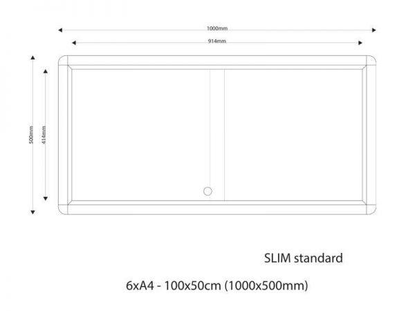 Informaatiotaulu gb-3 slim liukuva