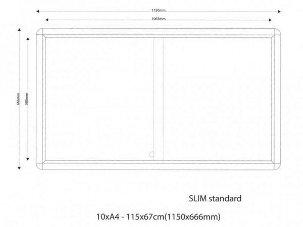 Informaatiotaulu gb-3 slim liukuva