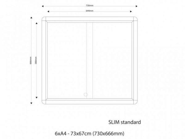 Informaatiotaulu gb-3 slim liukuva