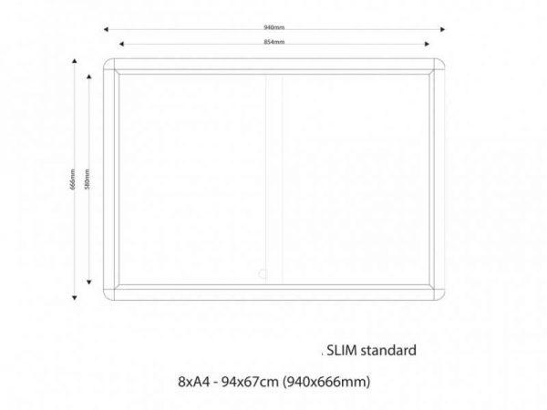 Informaatiotaulu gb-3 slim liukuva