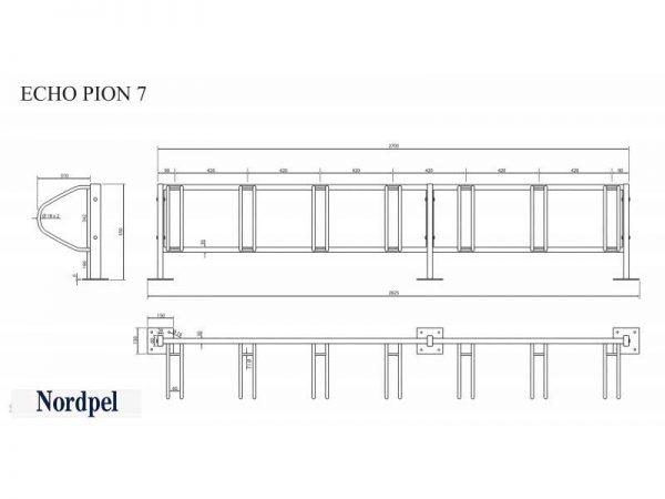 Polkupyöräteline echo-7 pion