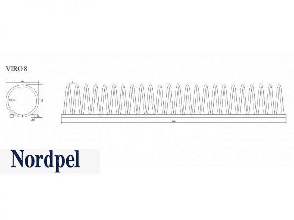 Polkupyöräteline viro-8 / 220cm